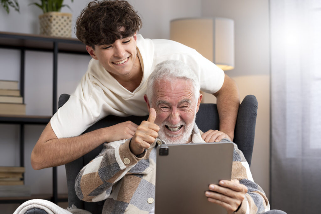 Quality time with your elderly can bring a family close with a sense of love, belonging, and acknowledgment.