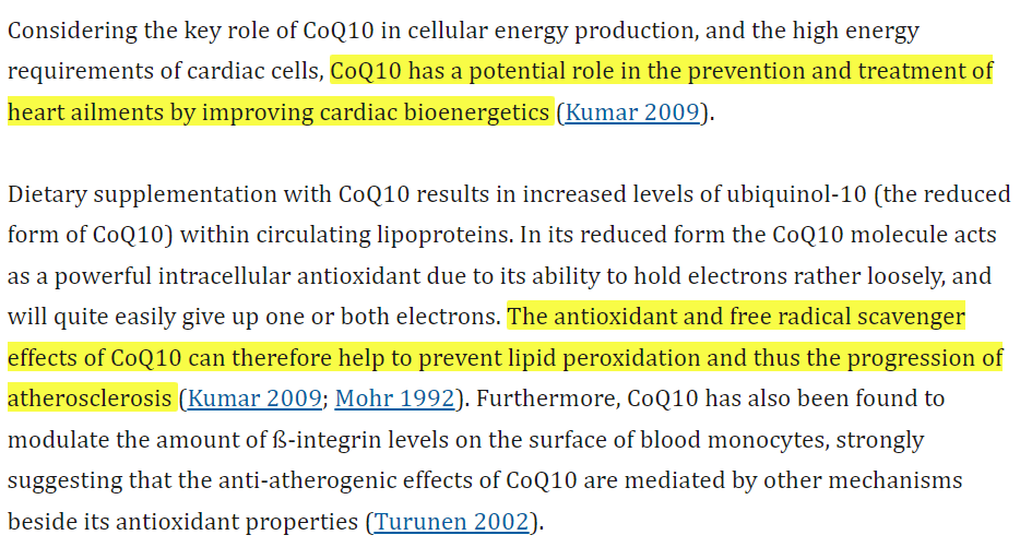 CoQ10 plays an essential role in maintaining heart health