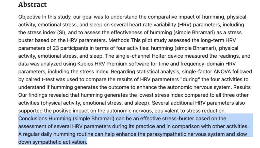 The Secret of Humming: A Path to Inner Calm image